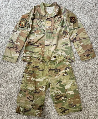 US Air Force Army Multicam Scorpion Jacket Suit Uniform Femail Size 33
