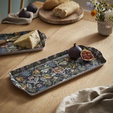 Tray - Small Ulster Weavers Finch & Flower Melamine Navy