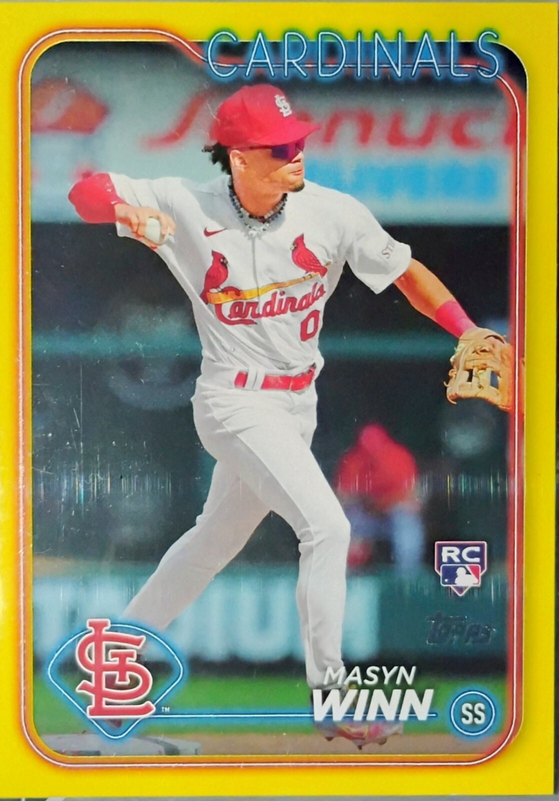 2024 Topps Yellow #480 Masyn Winn RC