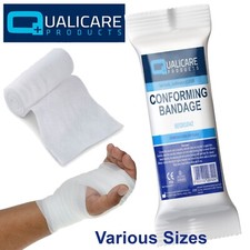 Conforming Stretch Bandage - First Aid Sprain Support Elasticated Wound Dressing