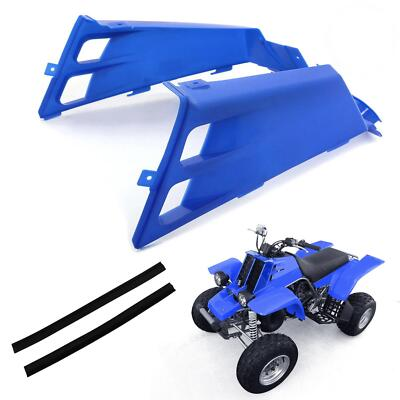 #ad Blue gas tank side covers plastic wrap For Yamaha Banshee 350 YFZ350 1987 2006 $29.70