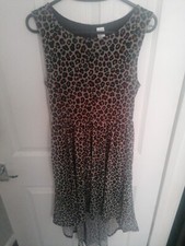Multicoloured Leopard Diphem Dress brand new with tags Internacionale size 10