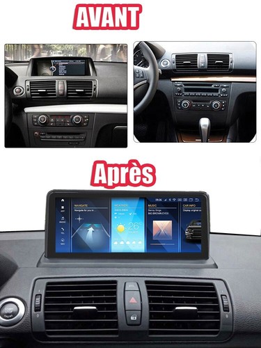 autoradio multimédia GPS android 12 pour BMW Série 1 E81 E82 E87 E88 Sans Ecran - Afbeelding 6 van 9