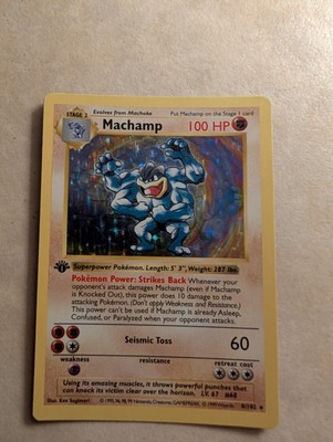 Machamp - Legendary Collection (LC) Holo First Edition 