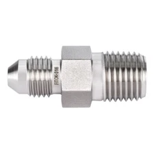 FITOK 37° Flared Tube Fitting 3/8 in Male JIC × 1/4 Male NPT 316 SS 5000 psi