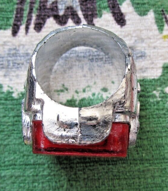 Ag laboratory silver ring まとめ売り Vintage XL red & silver ring Vending Machine/ Prize toy | eBay
