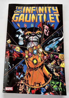 The Infinity Gauntlet by Jim Starlin Paperback Marvel The Avengers
