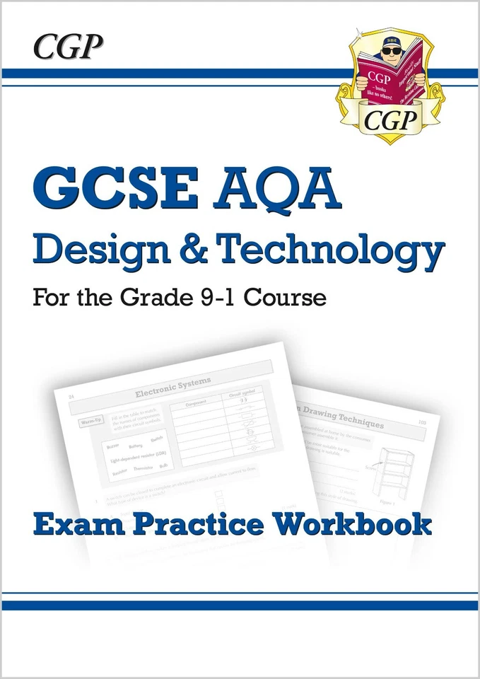 GCSE AQA Design & Technology Exam Practice Workbook and Answer Key Stage 4 CGP - Image 2 of 4