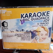 Top Tunes Karaoke Christian Joy 3 Disc set CD 34 Tracks  2 Bonus Vocal HTF