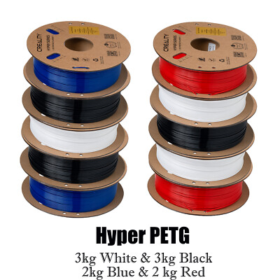 5KG/10KG Creality Hyper PETG Filament Glossy 30-600mm/s High Speed 3D Filament