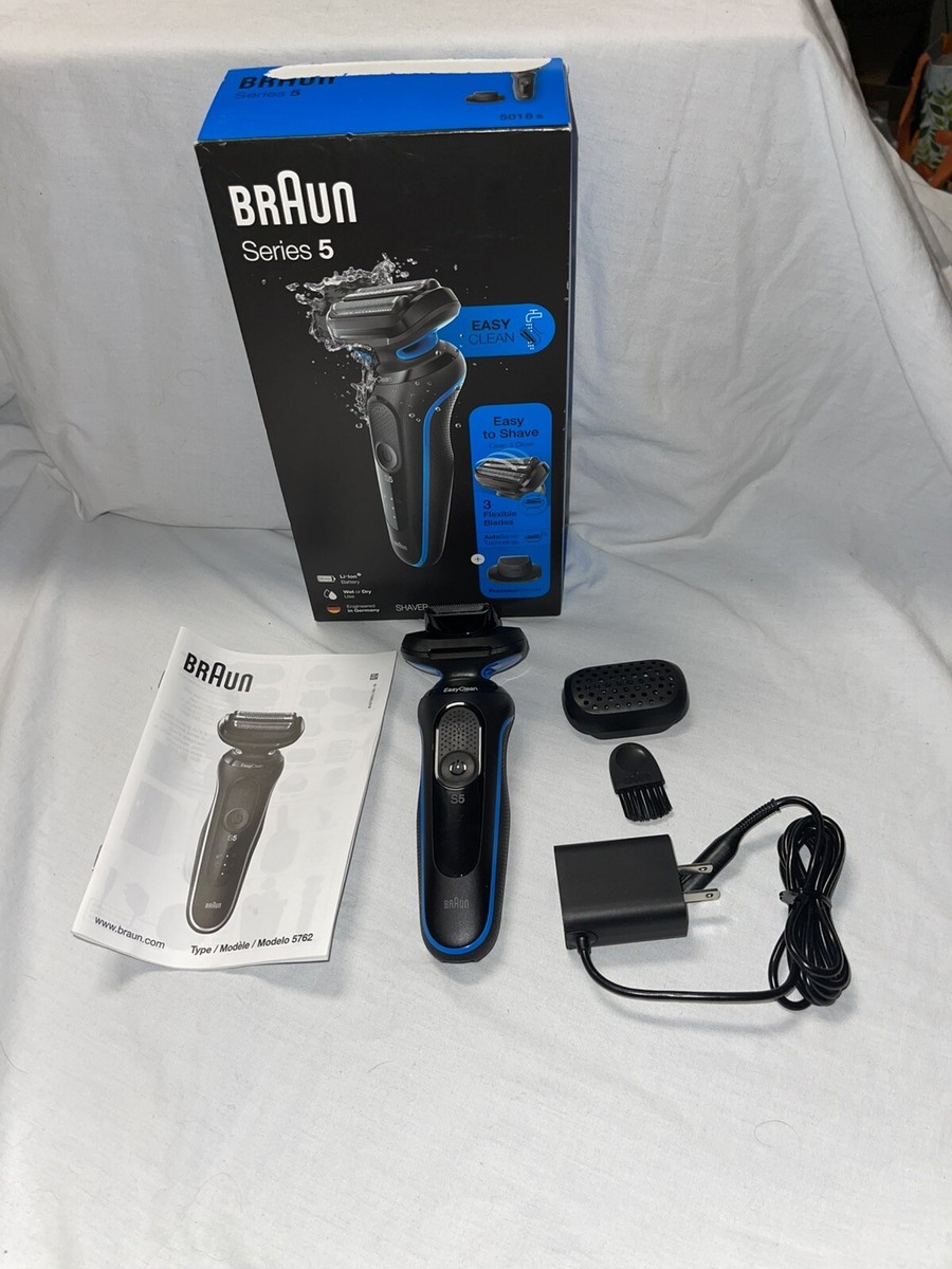 Braun Series 5 EasyClean Electric Razor Trimmer Wet Dry Shaver