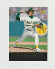 1993 Upper Deck CLUTCH PERFORMERS # R8 Dennis Eckersley OAKLAND ATHLETICS