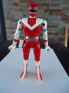 figuras de goma pvc bioman tipo power rangers a - Comprar Otras Figuras