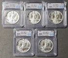 (1) 1987 American Silver Eagle $1 ASE ICG MS70 Signed by Austin Hutto  (878)