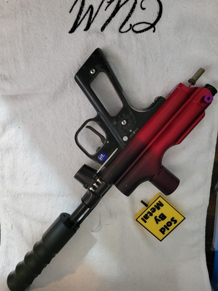 WGP Trilogy Autococker paintball Pump marker Matte Black/Red eBay