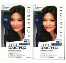 Lot of 2 Boxes Clairol Root Touch Up Matches 3 Brown Black Shades Permanent Dye