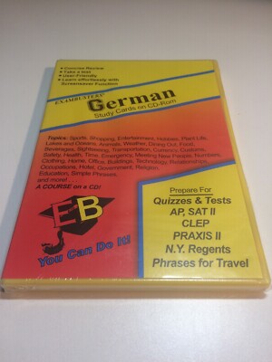 Ace's German CD Software Exambusters Study Cards  