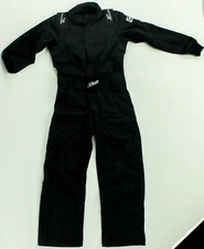 Open Box ZAMP R010003YM ZR-10 Driving Suit - Black, Youth Medium
