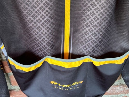 Voler Bicycle Jacket Black & Yellow Men's Sz Med. Made In The USA Excellent! - Picture 9 of 16