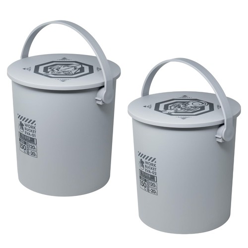 A.T.FIELD Evangelion Work Bucket Unit 01/Unit 02 ATF-1501 ATF-1502 15L JAPAN NEW - Picture 21 of 56