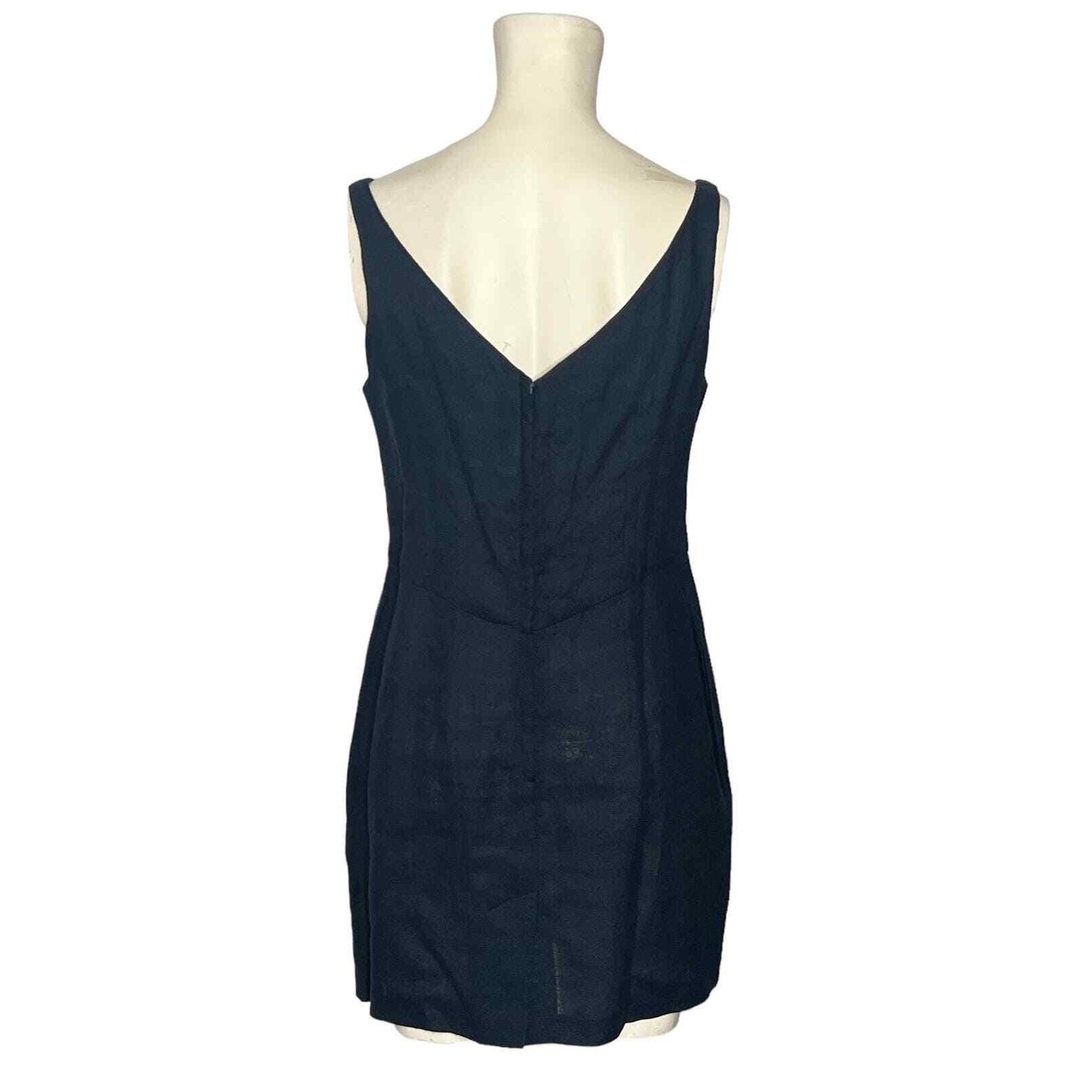 Esprit Dress sz 11 Vintage Linen Y2K Mini Dress Navy Size 11 NWT | eBay