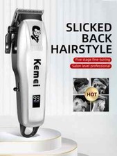 Kemei Mower pro-Rasage Hair Beard Electric Screen Recchargable USB LCD Screen