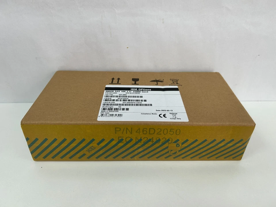 02PX587 IBM 02YJ893 900GB 10K SAS 2.5" Hard Drive HDD with Tray 02YJ892 - Image 2 of 4