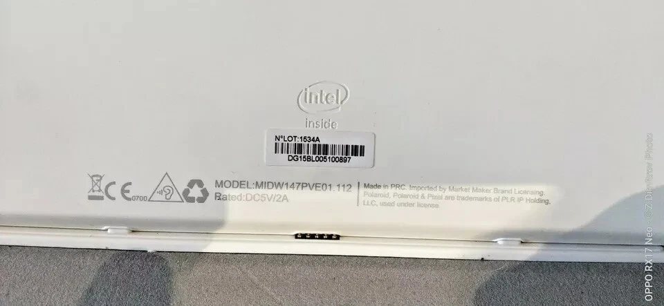 Polaroid MIDW147PVE01.112 Windows Tablet Read - Image 4 of 4