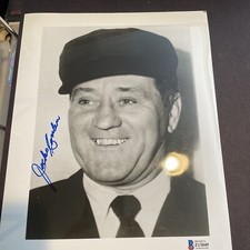 Jocko Conlan autographed 8x10 BxW photo Beckett certified