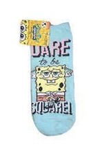 SpongeBob SquarePants Women's No Show Socks 1-Pack Shoe Size 4-10 Teal NEW