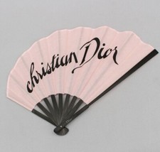 Christian Dior Folding Fan Handy Fan only Japan Sensu Novelty