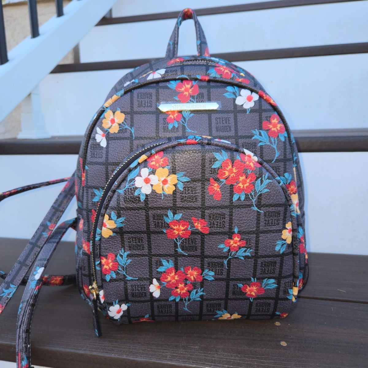 Steve Madden Multicolor Floral Backpack Steve Madden Backpack Floral Bags & Handbags for Women for  main image 2