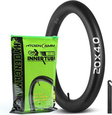 1 Pack 20x4.0 Fat Tire Tubes with AV 32mm, 20x3.5-4.5 Fat Tire Tube Heavy Dut...