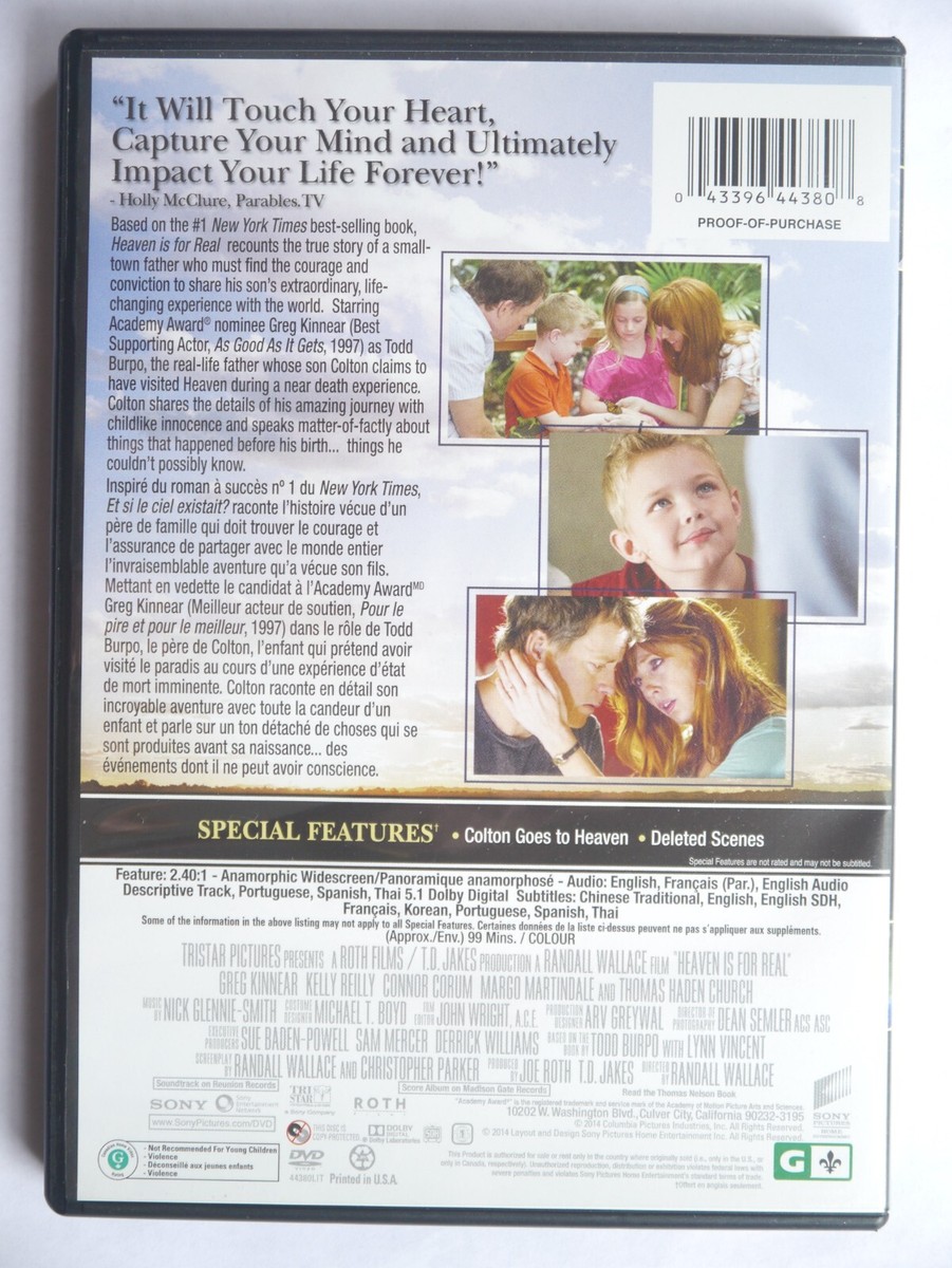 E-16) Heaven Is For Real. DVD | eBay
