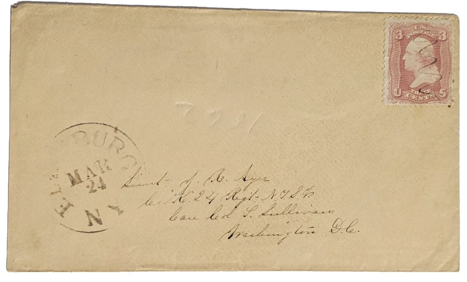 Handstamped VF/XF (Very Fine/Extremely Fine) United States Stamps