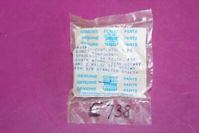 NOS Comet 11 tooth Sprocket. Part 11431. See pic.