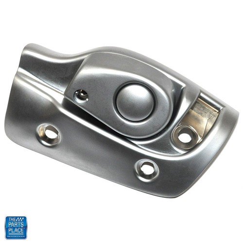 1965-70 Chevrolet Impala Convertible Top Latch - Brushed - Right Hand - Foto 1 di 2