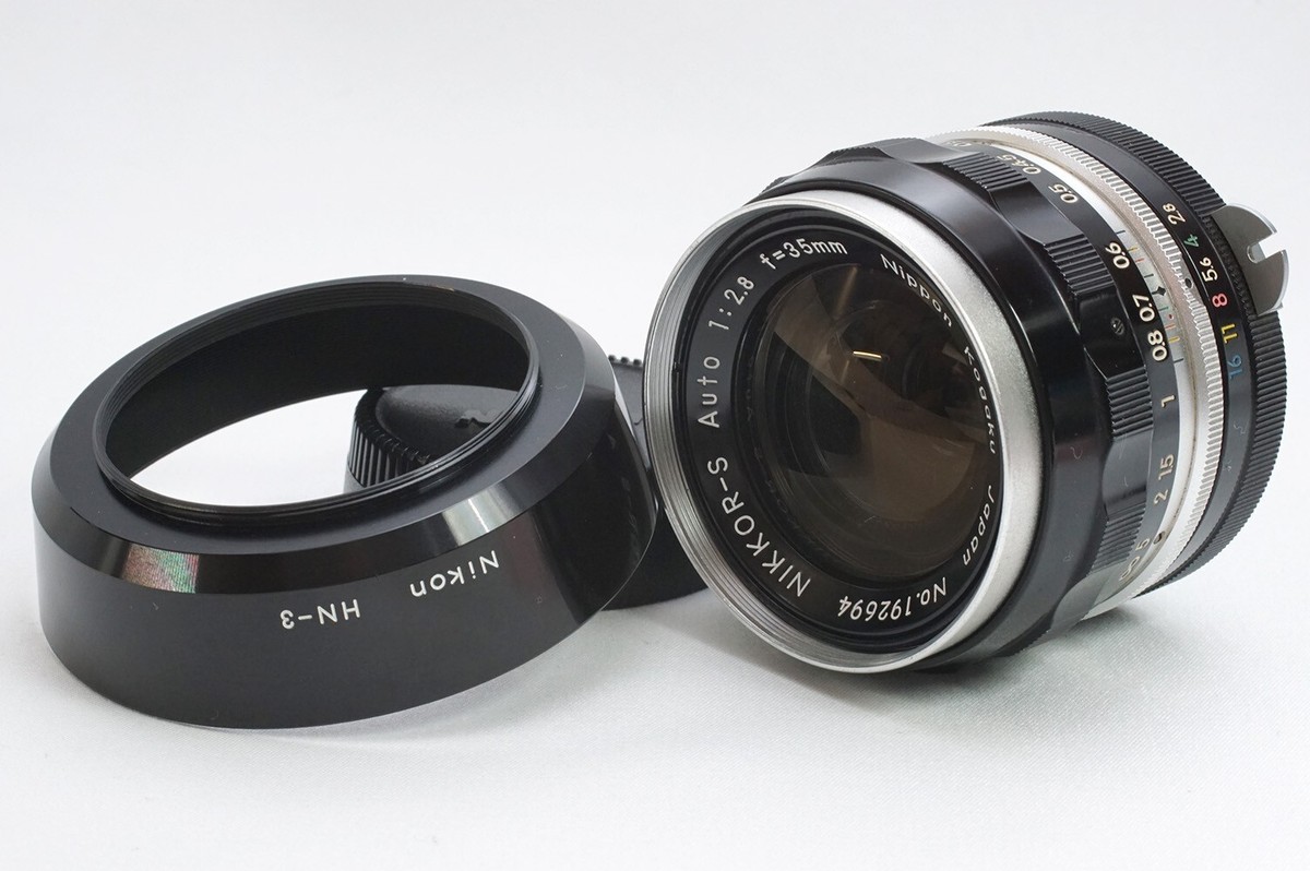 【美品】Nikon NIKKOR-S Auto 35mm F2.8 #4328 Nikon Nikkor-S Auto 35mm F2.8 Pre-Ai Wide Angle Prime Lens