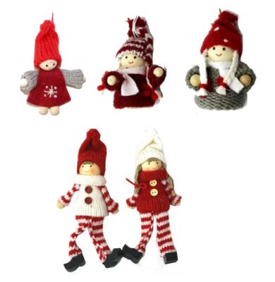 Winter-Püppchen Deko-Figur Wichtel Wolle Filz verschiedene Sets Jittenmeier 