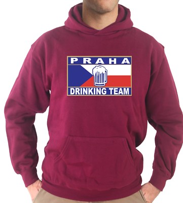 Hoodie J2470 Prague Drinking Team Praha Fun Beer