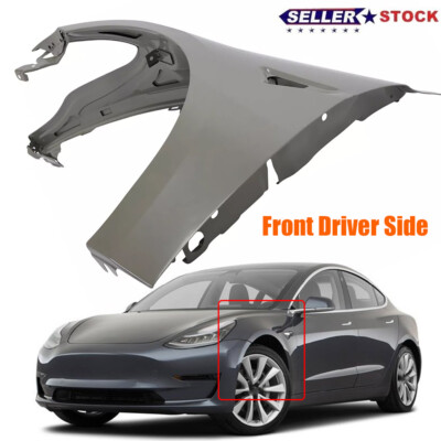 NEW Front Driver Side Fender For 2017-2023 Tesla Model 3 Primed Steel USA