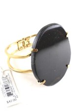 KENNETH COLE large stone hinged bangle bracelet