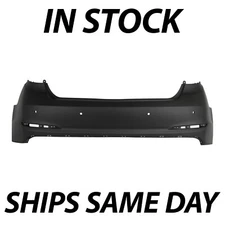 NEW Primered - Rear Bumper Cover for 2015-2017 Hyundai Sonata Limited w/ Park