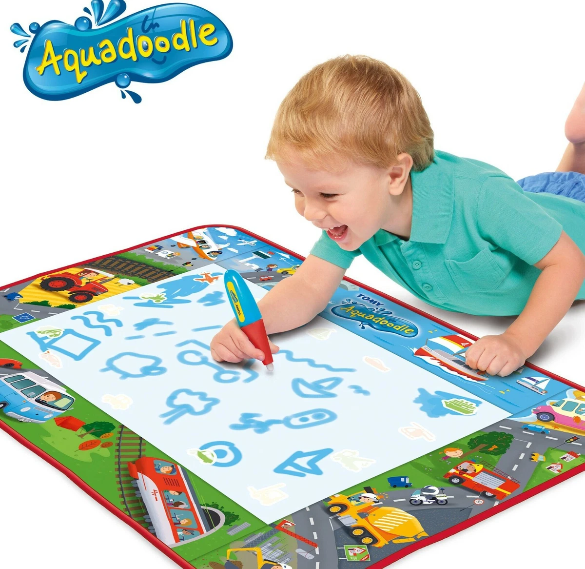 Tomy Aquadoodle Vehicle Adventure Mat For Ages 18+ Months Drawing - Art Fun.