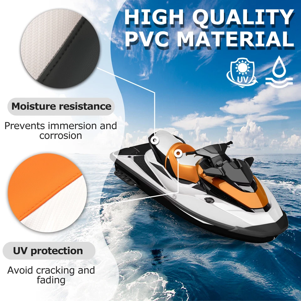 Seat Cover For Sea-Doo GTS 130 Wake 155 GTI 2011 2012 2013 2014 2015 2016 2017 - Image 3 of 4