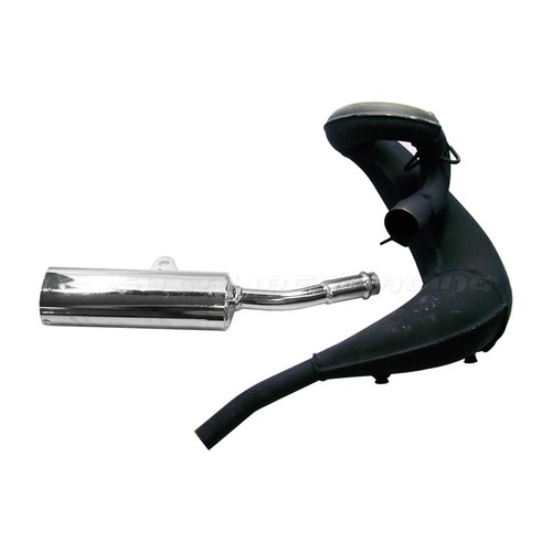 Replacement for KTM 50 SX Exhaust Pipe with Aluminum Silencer - Picture 2 of 5