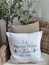 Kissen Vintage Living Kissenbezug Kissenhülle Shabby Chic 40x40 cm Landhaus