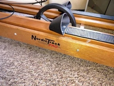 NordicTrack Pro Classic Ski Machine Vintage Nordic Track Wood Cabin Art Deco 