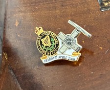 RUC  ROYAL ULSTER CONSTABULARY  GEORGE CROSS BADGE 