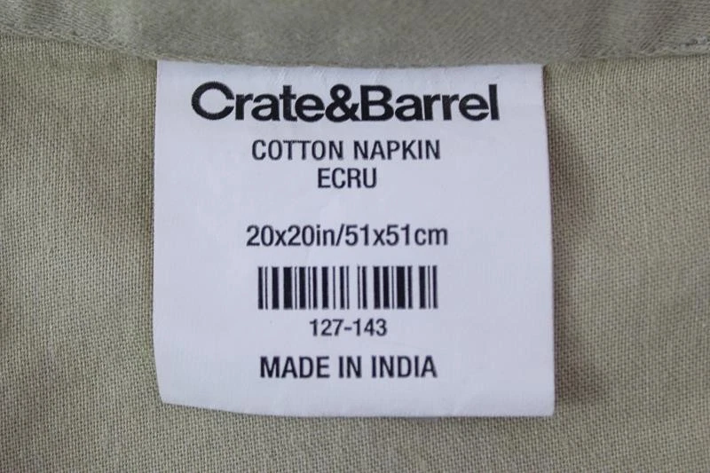 Lote de 7 servilletas de tela para cajón y barril crudo y rojo para manualidades hágalo usted mismo - manchas Foto 4 de 4